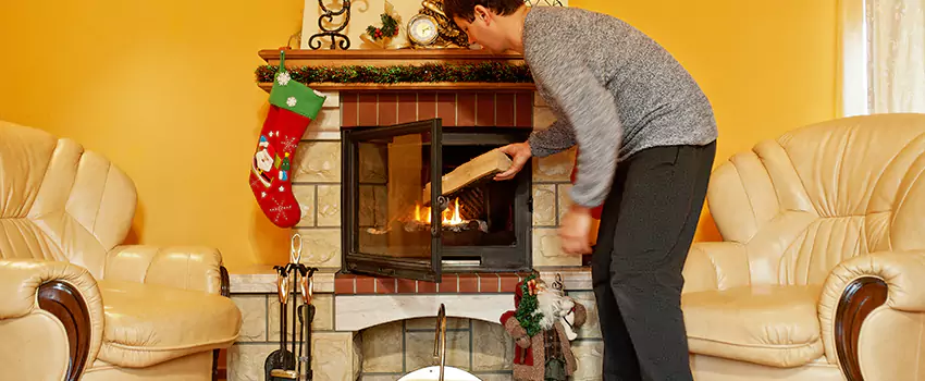 Gas to Wood-Burning Fireplace Conversion Services in Suwanee, Georgia