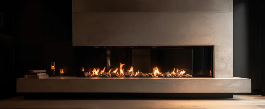 Gas Fireplace Ember Bed Design Services in Suwanee, Georgia