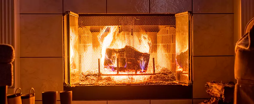 Mendota Hearth Landscape Fireplace Installation in Suwanee, Georgia