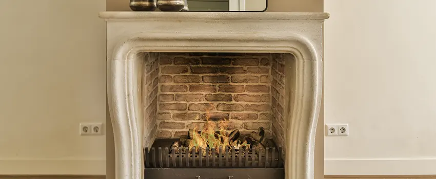 Vintage-style Fireplace Redesign in Suwanee, Georgia