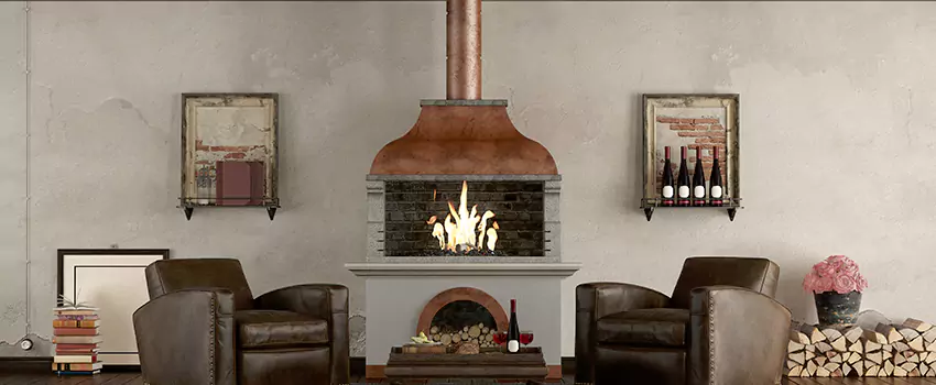 Thelin Hearth Products Providence Pellet Insert Fireplace Installation in Suwanee, GA