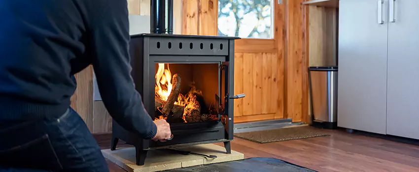 Open Hearth Wood Fireplace Installation in Suwanee, GA