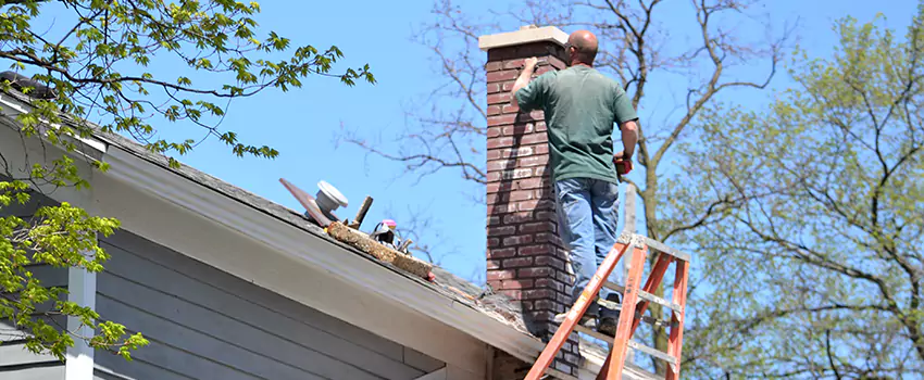 Vinyl and PVC Chimney Flashing Installation in Suwanee, GA