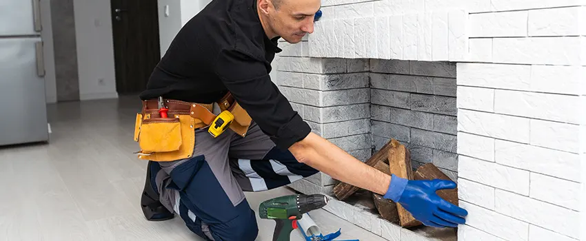 Fireplace Damaged Damper Frame Repair Services in Suwanee, Georgia